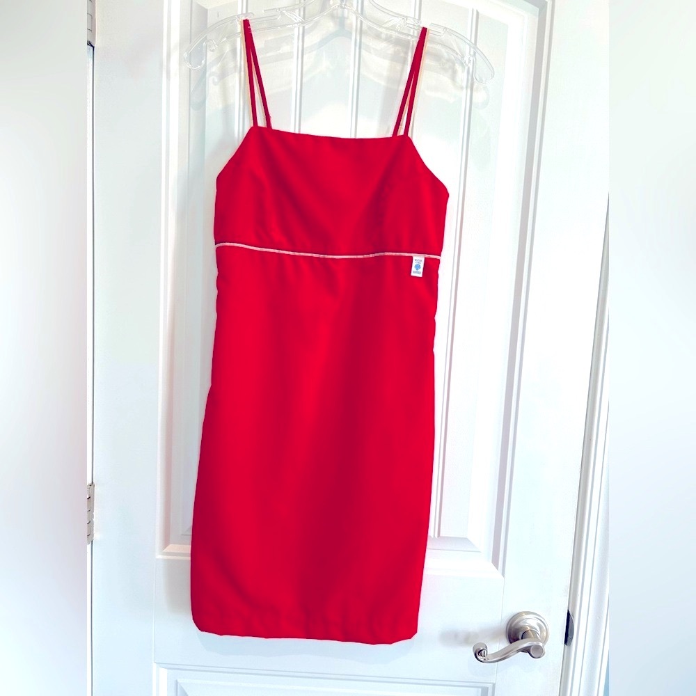 Water Girl by Patagonia Strappy Red Summer Party Dress